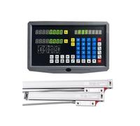 WQWGTLPLVN SNS-2V/3V Set Display AC90-260V & 50-1000mm Scala lineare in vetro Encoder Grata Righello (150mm 500mm, SNS-2V 5um kit)