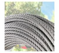 WQZStar Cavo Zipline da 8 mm per Cortile, Cavo Zipline per Aerei in Acciaio Galvanizzato per Carichi Pesanti 1m-100m, Resistenza alla Rottura di 7000 libbre (Dimensioni : 5M/16.4ft) (30M/98.4ft)