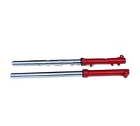 WQZzjm 1 Paio di ammortizzatori per Forcella Anteriore da 710 mm per Moto, usati per Parti modificate da Motocross Kawasaki, 6 Colori, ammortizzatori Posteriori (Blu) (Rosso)