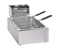 WQZzjm Friggitrice Friggitrice Professionale Friggitrice in Acciaio Inox con cestello e Controllo della Temperatura Temperatura costante (20 L)