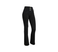 WR.UP Freddy Pantaloni Push Up Donna Vita Alta, Fondo Flare, Cotone