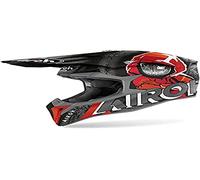 CASCO OFFROAD WRAAP ALIEN RED MATT | AIROH - Taglia Int: L