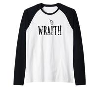 Wraith - la Parola, Disegno del Testo Maglia con Maniche Raglan