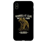 Wrangell-St Elias Natl Park Alaska Design in stile vintage Custodia per iPhone XS Max