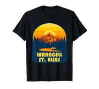 Wrangell St Elias Parco Nazionale Alaska Tramonto Maglietta