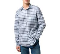 Wrangler 1 Pkt Shirt Maglietta, Ceruleo, M Uomo