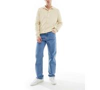Wrangler - 13MWZ Original - Jeans dritti lavaggio chiaro stile cowboy-Blu W29 L32