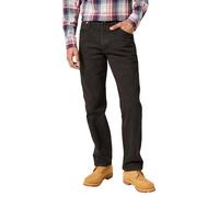 Wrangler 13MWZ, Original Regular Bootcut Fit, Straight Leg Jeans Uomo, Black Chocolate, 28W / 32L