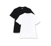 Wrangler 2 Pack Tee T-Shirt, Black 5, M Uomo