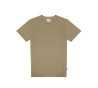 WRANGLER Maglietta oliva / bianco, Taglia L