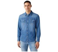 Wrangler Camicia a maniche lunghe 27MW Blu L Uomo
