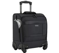 Wrangler Bagaglio a mano unisex da 38,1 cm con 4 ruote girevoli, con porta USB laterale, Carbone, 15-Inch Underseat Carry-On, Bagaglio a mano sotto sede della filatrice a 4 ruote da 15 pollici con il