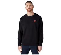 WRANGLER Felpa 'Sign off Crew' nero, Taglia M