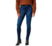 Wrangler Alta Skinny Jeans, Solstizio Blu, 29W x 30L Donna