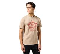 Wrangler - Americana Tee Beige - Abbigliamento - Taglia L L Beige