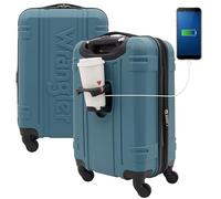 Wrangler Astral Hardside Luggage, Hydro, 20-Inch Carry-On