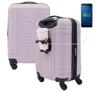 Wrangler Astral - Bagaglio a mano rigido da 50 cm, Lilla, 20-Inch Carry-On