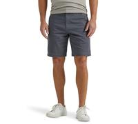 Wrangler Authentics Authentics Men's Flat Front Short Pantaloncini Casual, Peltro, 32W x 9L Uomo