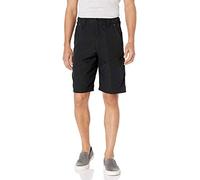 Wrangler Authentics Big & Tall Side Elastic Utility Short, Black, 46