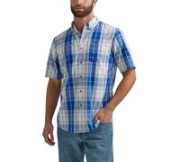 Wrangler Authentics - Camicia Classica a Maniche Corte, da Uomo - Bianco - L