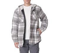 Wrangler Authentics Camicia da Uomo a Maniche Lunghe, Trapuntata, Foderata in Flanella, con Cappuccio, XXX-Large