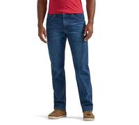 Wrangler Classic Five-Pocket Regular Fit Straight Leg Jean Jeans, Blue Ocean Flex, 34W x 34L Uomo