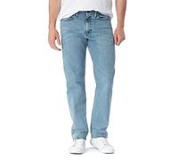 Wrangler Authentics Classic 5-Pocket Relaxed Fit Jean Jeans, Bleached Denim Flex, 32W x 34L Uomo