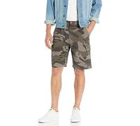 Wrangler Authentics Authentics-Pantaloncini da Uomo Classici Cargo Eleganti, Camouflage Cachi Scuro Ripstop, 38