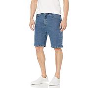Wrangler Authentics Pantaloncini Comfort Flex in Denim Pantalocini, Chiaro, Slavato, 38 Uomo