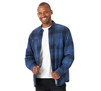 Wrangler Authentics Giacca da Uomo a Maniche Lunghe Foderata in Sherpa, Admiral Blue, XL