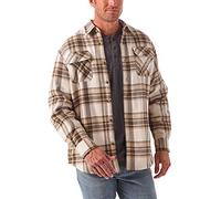 Wrangler Authentics, Giacca da Uomo a Maniche Lunghe Foderata in Sherpa, Betulla, XL