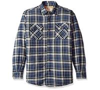 Wrangler Authentics, Giacca da uomo a maniche lunghe foderata in sherpa, Indigo dell'umore., M