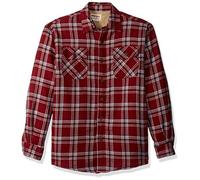 Wrangler Authentics, Giacca da uomo a maniche lunghe foderata in sherpa, Melograno, S