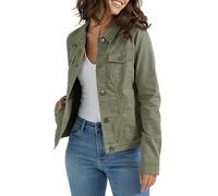 Wrangler Authentics Giacca in denim da donna, Oliva, X-Large