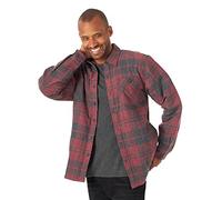 Wrangler Authentics Langärmelige Hemdjacke mit Sherpa-Futter Camicia, Notizie Heather, M Uomo