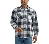 Wrangler Authentics Camicia da uomo in pile pesante a maniche lunghe, Bufalo di betulla, M
