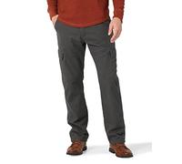 Wrangler Authentics Men's Authentics Fleece-Lined Cargo Pant, Anthracite Twill, 32x32