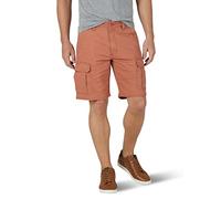 Wrangler Authentics Men's Classic Cargo Stretch Short, Copper Brown, 30