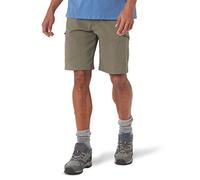Wrangler Authentics Men's Performance Comfort Flex Waist Cargo Short, Earth Green, 34