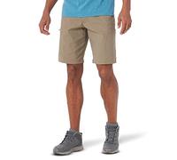Wrangler Authentics Men's Performance Comfort Flex Waist Cargo Short, Fallen Rock, 33
