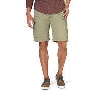 Wrangler Authentics Men's Stretch Twill Cargo Shorts, Aloe, 36