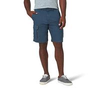 Wrangler Authentics - Pantaloncini Cargo Elasticizzati Classici da Uomo, Blu, Size: 48