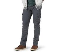 Wrangler Authentics Cargo da Uomo Regolare affusolato Pantaloni, Peltro, W32 / L32