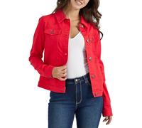 Wrangler Authentics Giacca Jeans, Colore: Rosso, L Donna