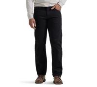 Wrangler Authentics Uomo Classic 5-Pocket Relaxed Fit Cotton Jean Nero 42L x 34L