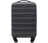 Wrangler Bagaglio a mano rigido con rotelle, 55,9 cm, Carbone, 22-Inch