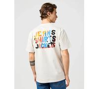 WRANGLER Big Graphic Tee in Vintage White MAGLIA UOMO T-SHIRT 112362809