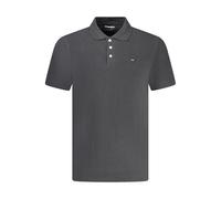 Wrangler Black Cotton Polo Shirt - S