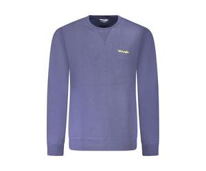 Wrangler Blu Cotton Men Sweatshirt - S