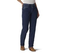 Wrangler Blues - Jeans da Donna a Vita Media, vestibilità Comoda, Indaco Antico, 44 Corto